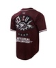 Men's Maroon North Carolina Central Eagles Homecoming Mesh Button-Down Shirt