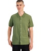 Men's Gavin Relaxed Fit Textured Short Sleeve Button-Front Shirt