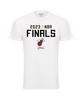 Men's and Women's White Miami Heat 2023 NBA Finals Bingham Premium T-shirt