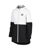 Women's White, Black Las Vegas Raiders Willow Quilted Hoodie Full-Zip Jacket