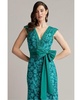 Women's Esha Embroidered Waist Bow Gown