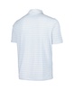 Men's White WGC-Dell Technologies Match Play Islander Feed Striped Polo Shirt