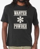 wanted powder t-shirt in dark grey