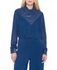 jenna blouse in navy blue