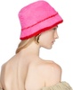 Pink Le Papier 'Le Bob Neve' Bucket Hat