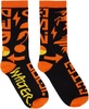 Black & Orange Dawleetoo Socks