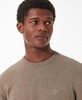 Barbour Pima Cotton Crew Neck Jumper Tan Brown