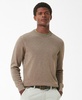 Barbour Pima Cotton Crew Neck Jumper Tan Brown