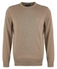 Barbour Pima Cotton Crew Neck Jumper Tan Brown