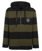 Moose Knuckles Striped Drawstring Hoodie