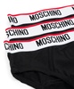 Moschino Logo Waistband 3-Pack Briefs