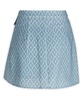 Elisabetta Franchi Logo Printed Buttoned Mini Skirt