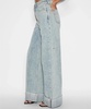 Strider Worn cuffed Wide Leg Jeans