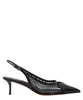 Coeur 55 patent leather slingback pumps 