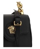 Medusa grained leather top handle bag