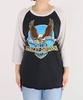 harley davidson raglan in black