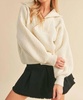 danae sweater in white