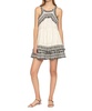 amina embroidery tank dress in cream