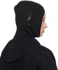 Black Embellished Pointed Balaclava