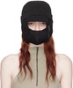 Black Mask Flap Hat