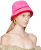 Pink Le Papier 'Le Bob Neve' Bucket Hat