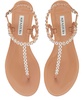 Almost Bare Crystal Jelly sandals