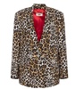 leopard-print blazer