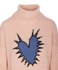 Zadig & Voltaire Alma Spiked Heart Jumper