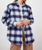 women's tripp shirt jacket in azure sapphire