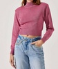 arla sweater in pink