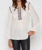 clema blouse in porcelain