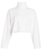 cocoon turtleneck in white