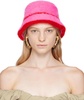 Pink Le Papier 'Le Bob Neve' Bucket Hat