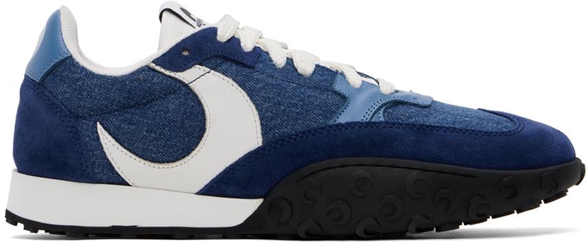 Blue & White MS Rise Sneakers