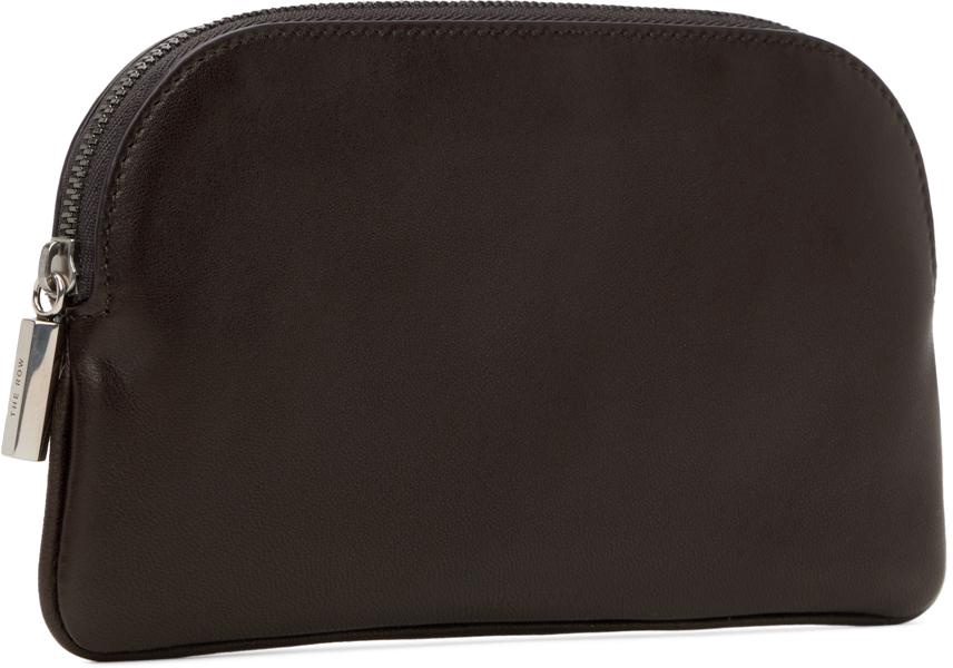 Brown EW Circle Pouch