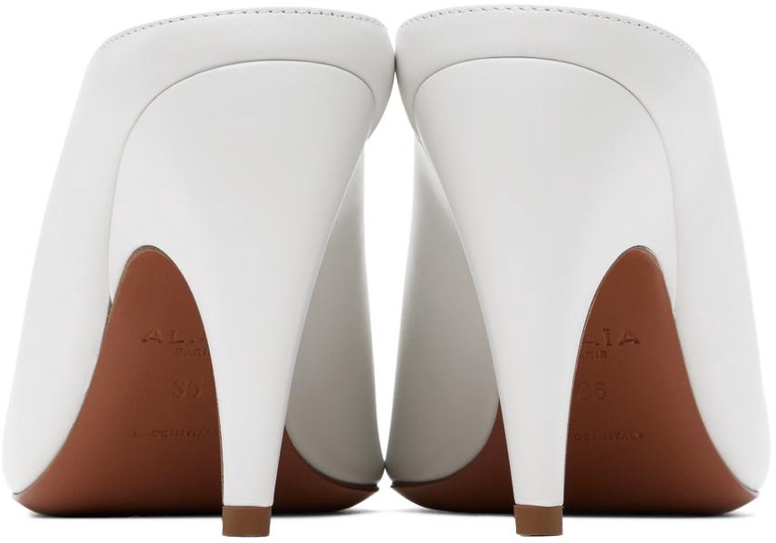 White Spike Mules