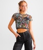 Flash Mix Cropped T-Shirt