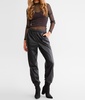 Lenora Faux Leather Jogger