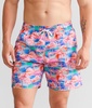 Watercolor Flamingo Swim Trunks