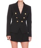 Notched Lapel 6 Button Double-breasted Blazer