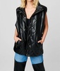 faux leather vest in night fever