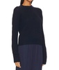 pure cashmere crew in navy