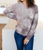 margo long sleeve top in plum