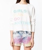 nell co girl judo sweater in white