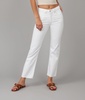 women's denver-wht high rise straight jeans