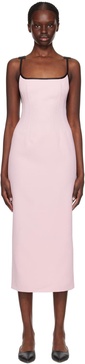 Pink Nina Midi Dress