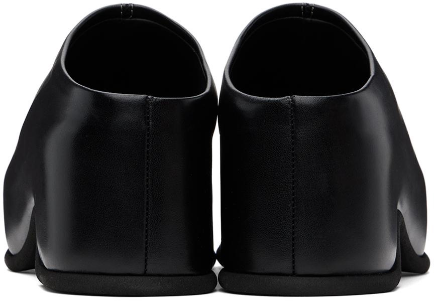 Black Slip-On Mules