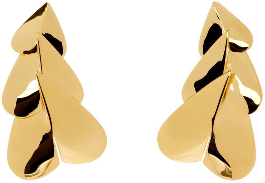 Gold 'Le Cœur Long' Earrings