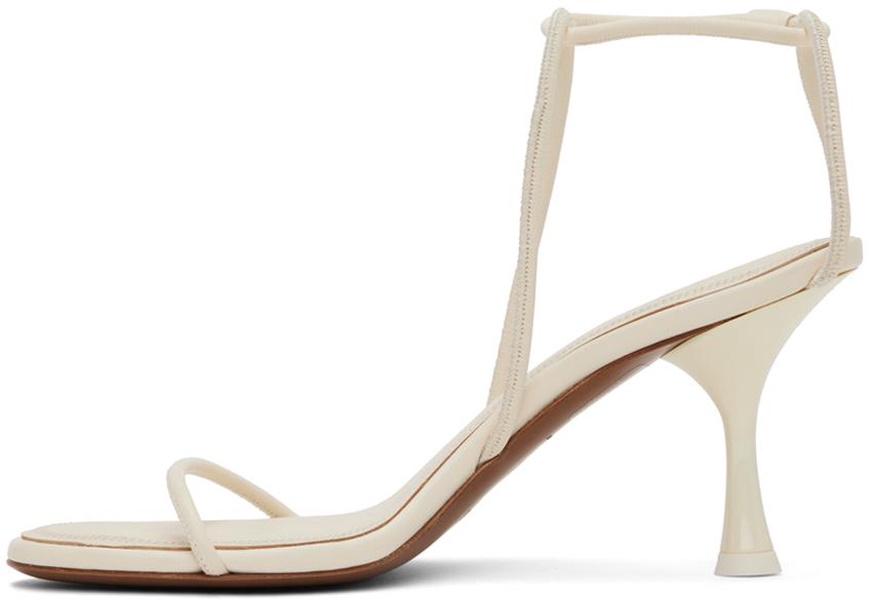 White Nenque Heeled Sandals