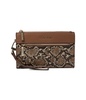 Anne Klein Snake Trimmed Zip Clutch Wristlet